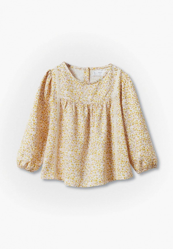 

Блуза Mango Kids, Желтый, Mango Kids RTLABC625001