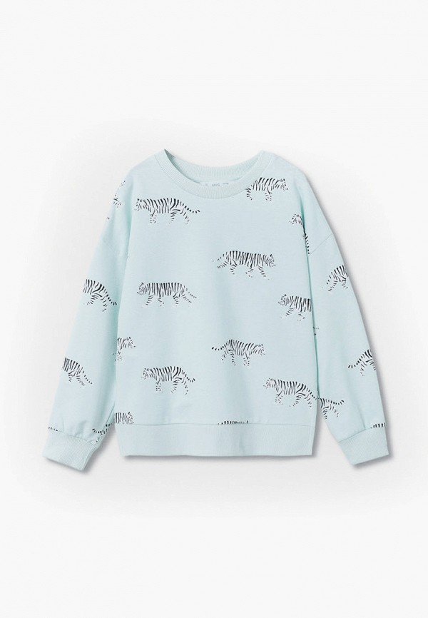 

Свитшот Mango Kids, Бирюзовый, ALEXIS