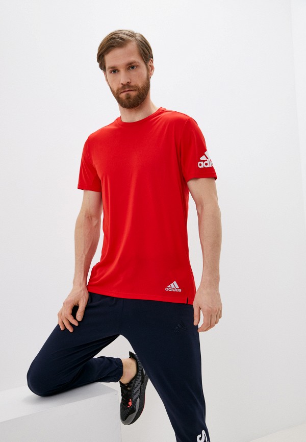 

Футболка спортивная adidas, Красный, RUN IT TEE M