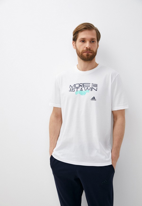 

Футболка adidas, Белый, M MORE G T
