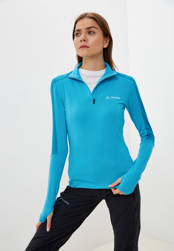 

Олимпийка Vaude, Бирюзовый, Women's Livigno Halfzip II