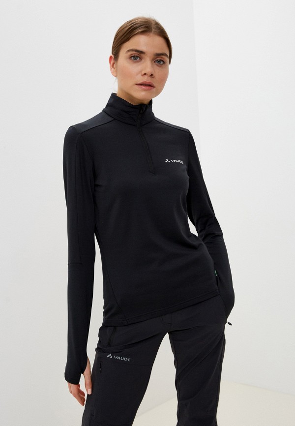 

Олимпийка Vaude, Черный, Women's Livigno Halfzip II