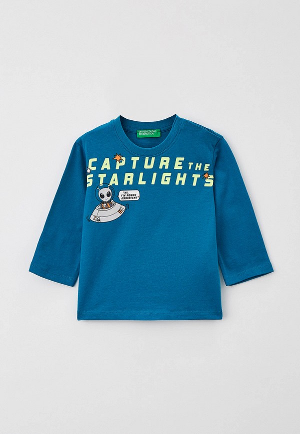 

Лонгслив United Colors of Benetton, Бирюзовый