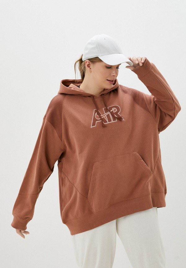 

Худи Nike, Коричневый, W NSW AIR FLC HOODIE PLUS