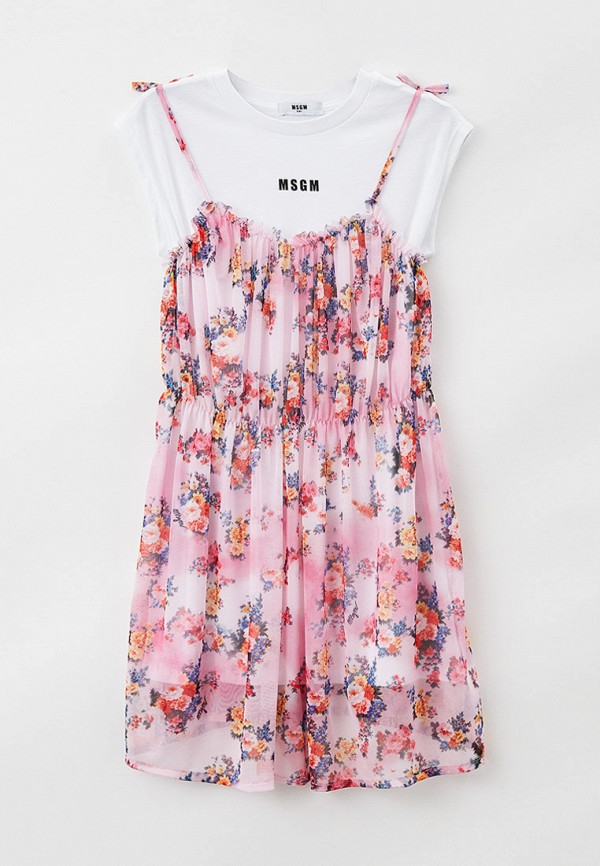 

Платье MSGM Kids, Белый;розовый, MSGM Kids RTLABC769102