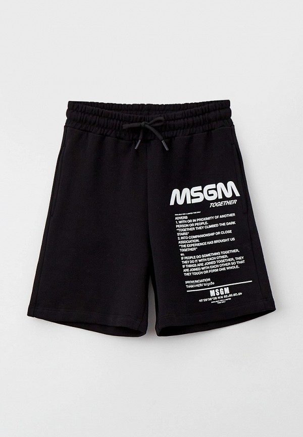 

Шорты спортивные MSGM Kids, Черный, MSGM Kids RTLABC769901