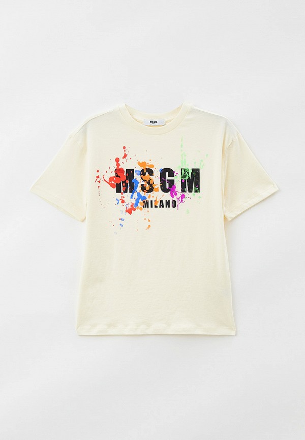 

Футболка MSGM Kids, Бежевый