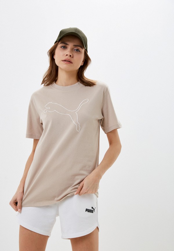 

Футболка PUMA, Бежевый, HER Tee