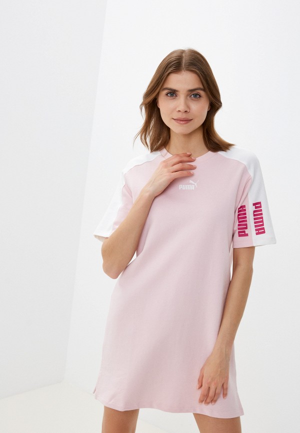 

Платье PUMA, Розовый, Power Colorblock Tee Dress TR