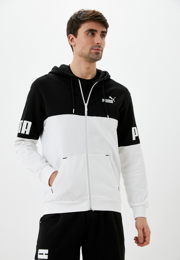 

Толстовка PUMA, Разноцветный, Power Colorblock Full-Zip Hoodie TR