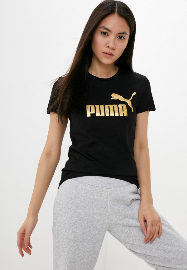 Футболка PUMA ESS+ Metallic Logo Tee