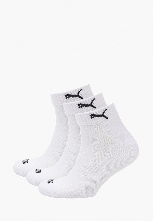

Носки 3 пары PUMA, Белый, CUSHIONED QUARTER 3P UNISEX