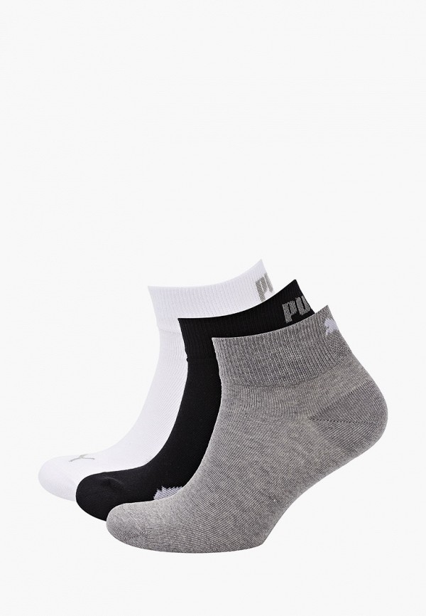 

Носки 3 пары PUMA, Разноцветный, UNISEX LIFESTYLE QUARTER 3P