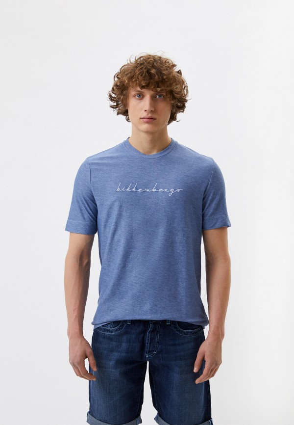 

Футболка Bikkembergs, Голубой, Bikkembergs RTLABC891201