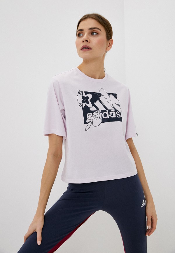 

Футболка adidas, Фиолетовый, W FUN G CR T