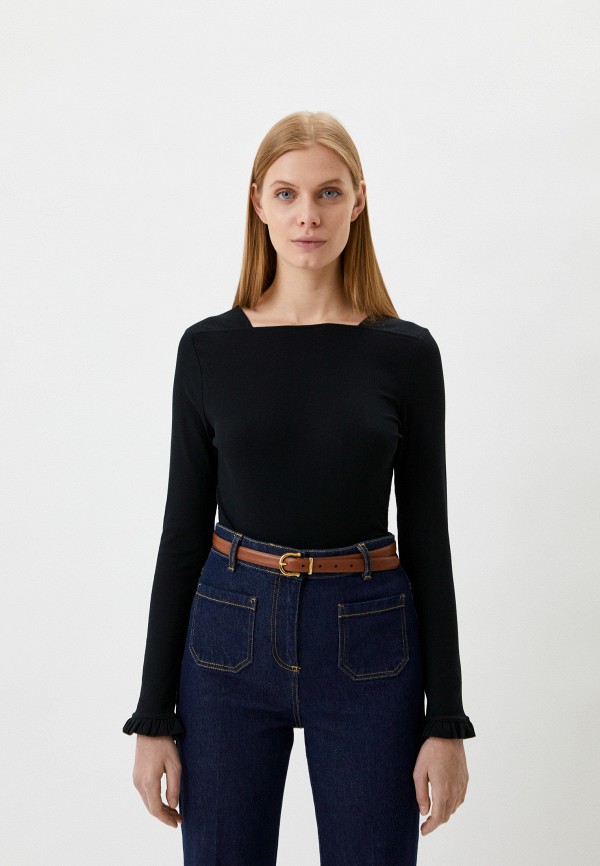 

Лонгслив Lauren Ralph Lauren, Черный
