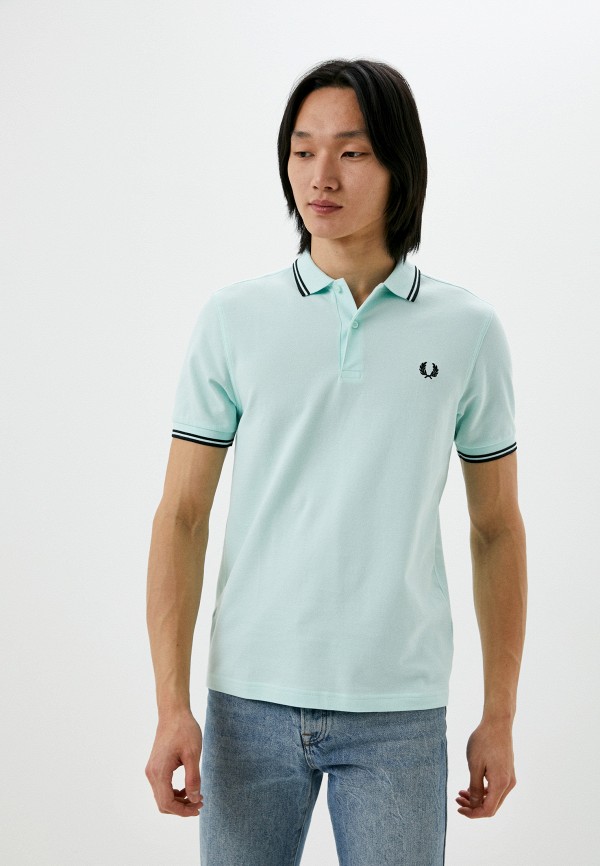 

Поло Fred Perry, Бирюзовый, Fred Perry RTLABC973501