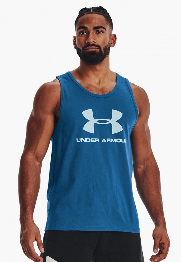 

Майка спортивная Under Armour, Синий, UA SPORTSTYLE LOGO TANK