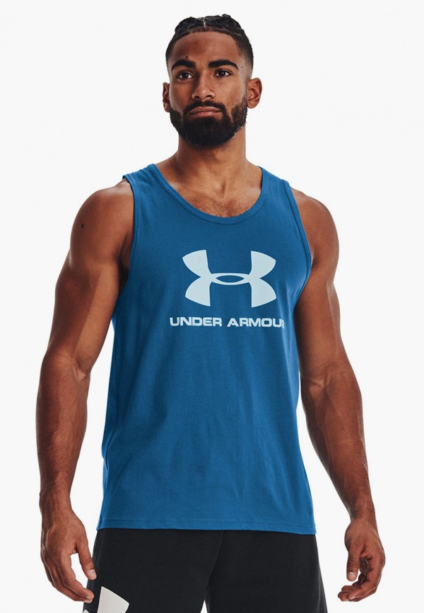 

Майка спортивная Under Armour, Синий, UA SPORTSTYLE LOGO TANK