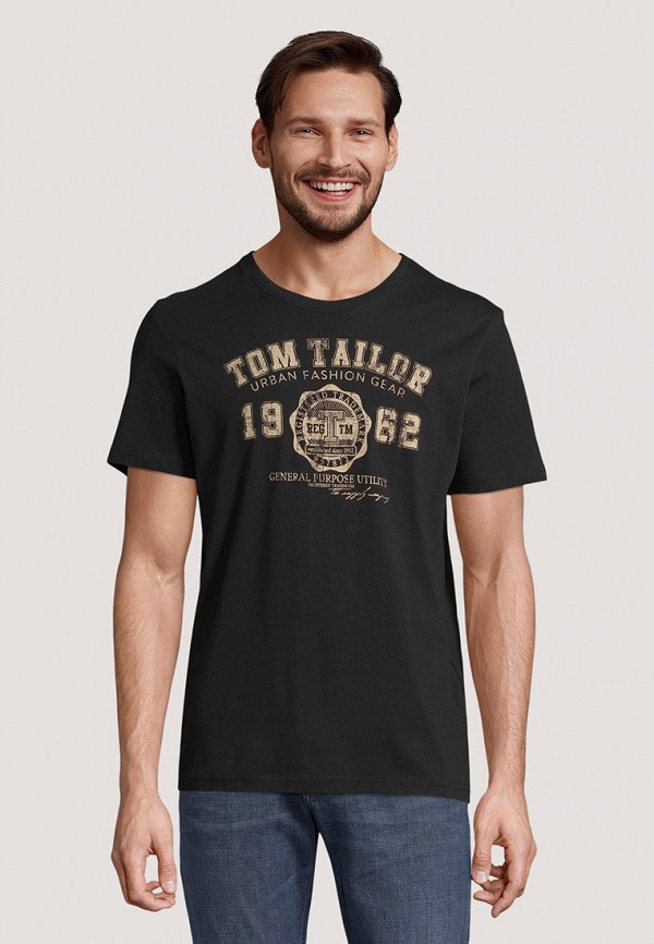 

Футболка Tom Tailor, Черный, Tom Tailor RTLABD076801