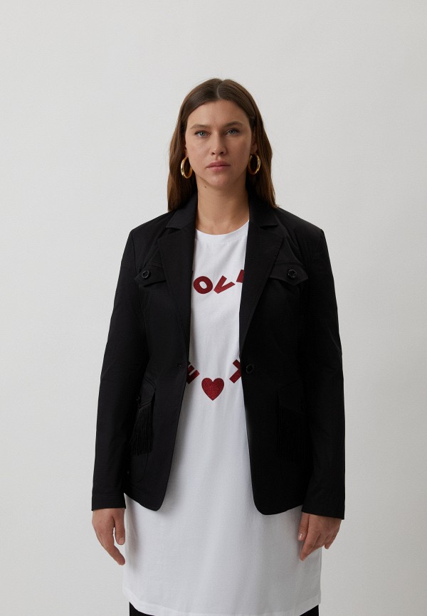 

Пиджак Love Moschino, Черный, Love Moschino RTLABD085501
