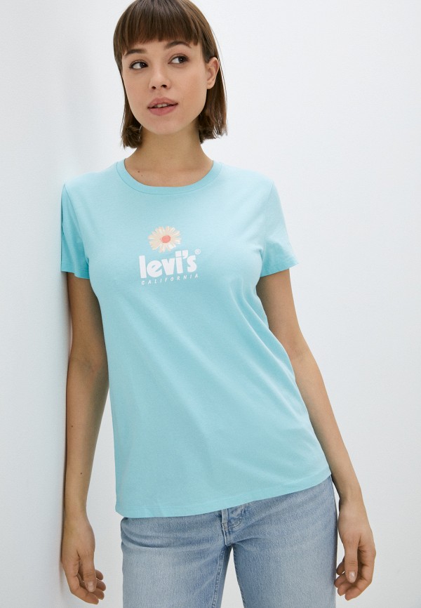 

Футболка Levi's®, Голубой, THE PERFECT TEE