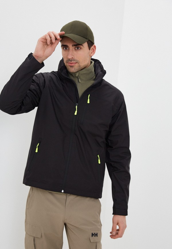 

Куртка утепленная Helly Hansen, Черный, CREW HOODED MIDLAYER JACKET