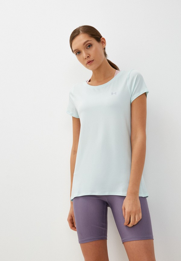 

Футболка спортивная Under Armour, Бирюзовый, UA HG Armour SS