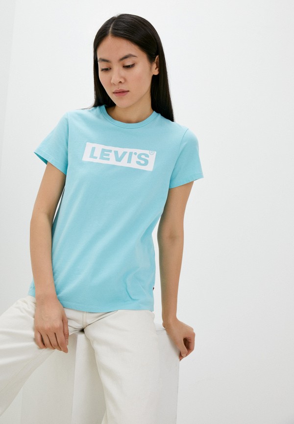 

Футболка Levi's®, Голубой, THE PERFECT TEE