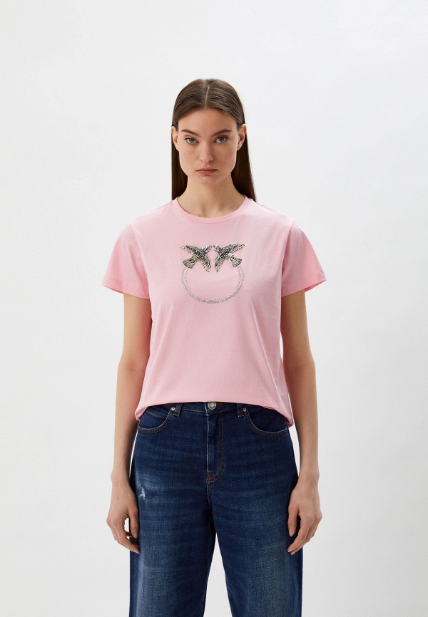 

Футболка Pinko, Розовый, Pinko RTLABD164201