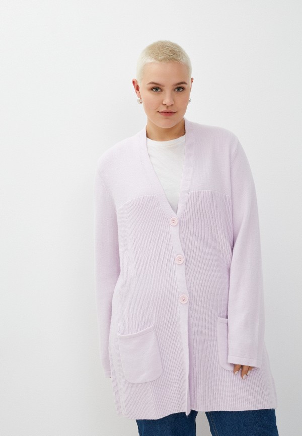 

Кардиган Ulla Popken, Фиолетовый, Ulla Popken RTLABD205302