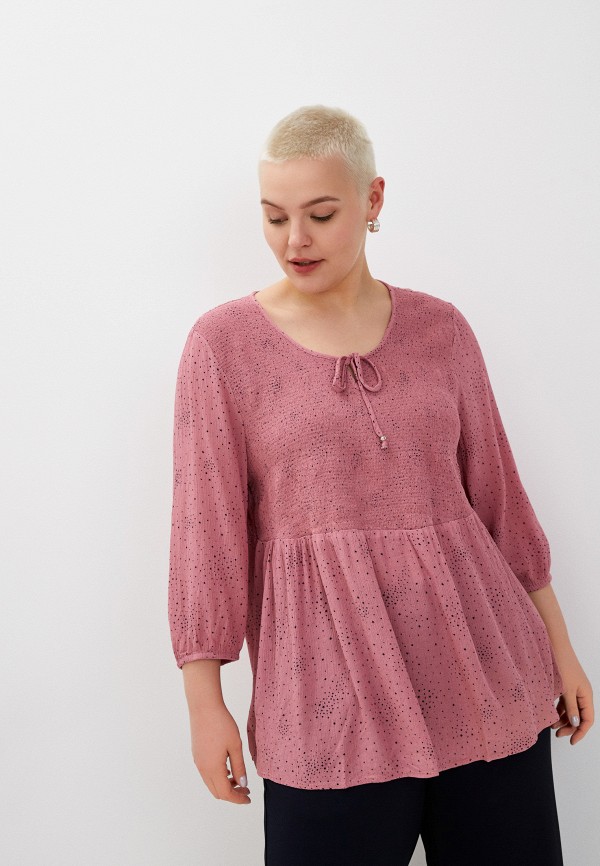 

Блуза Ulla Popken, Розовый, Ulla Popken RTLABD207301