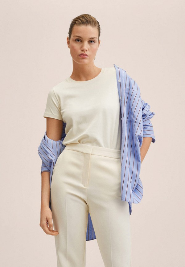 

Футболка Mango, Бежевый, Mango RTLABD219401