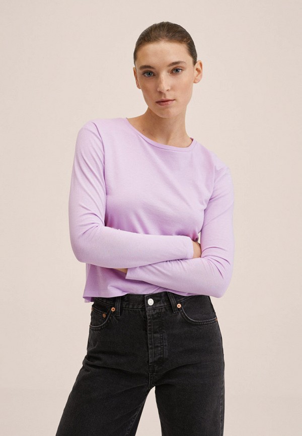 

Лонгслив Mango, Фиолетовый, Mango RTLABD223501