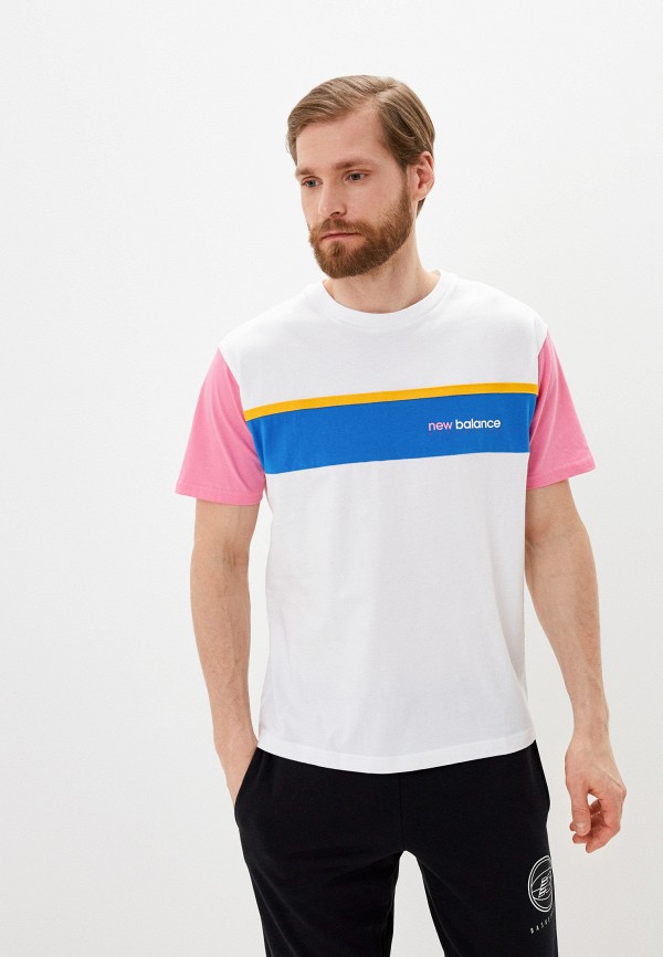 

Футболка New Balance, Белый, NB Athletics Amplified Linear Tee
