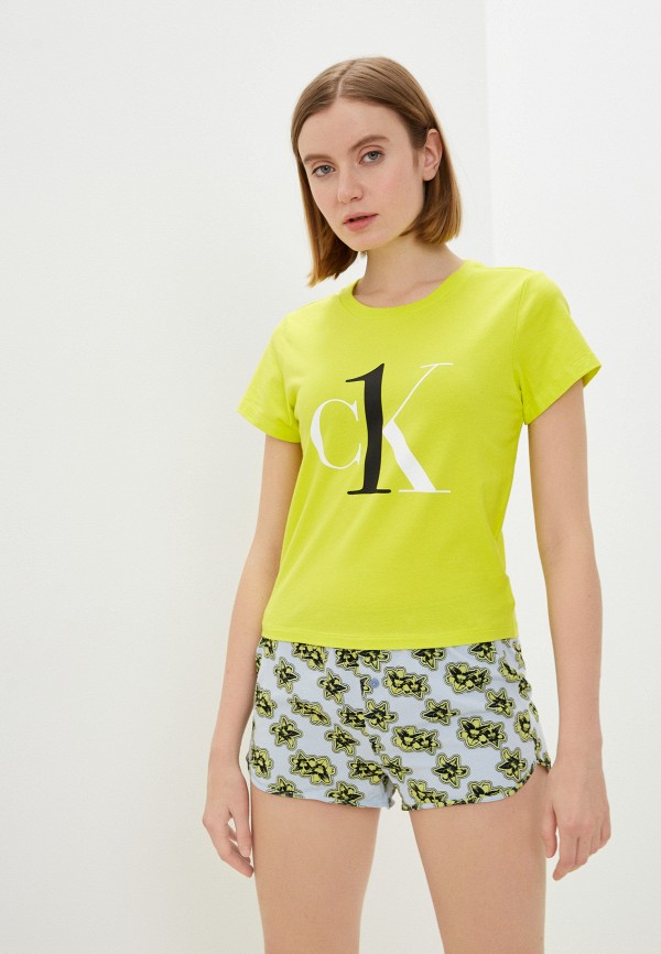 

Пижама Calvin Klein Underwear, Голубой;желтый, Calvin Klein Underwear RTLABD253101