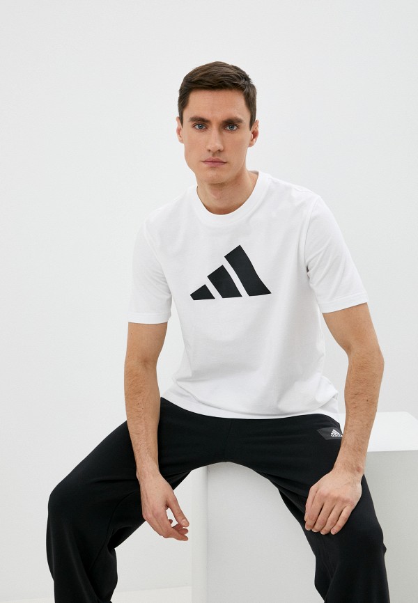 

Футболка adidas, Белый, M FI 3BAR TEE