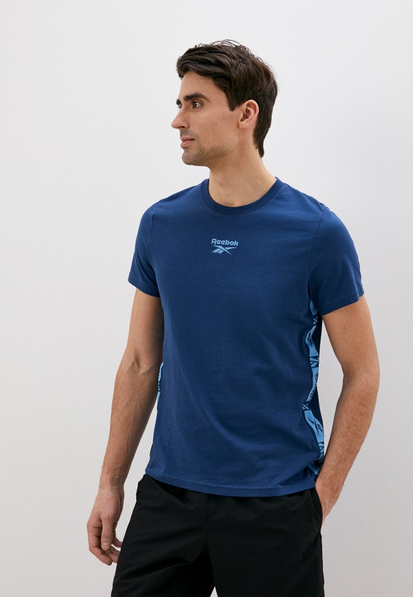 

Футболка Reebok, Синий, RI TAPE TEE