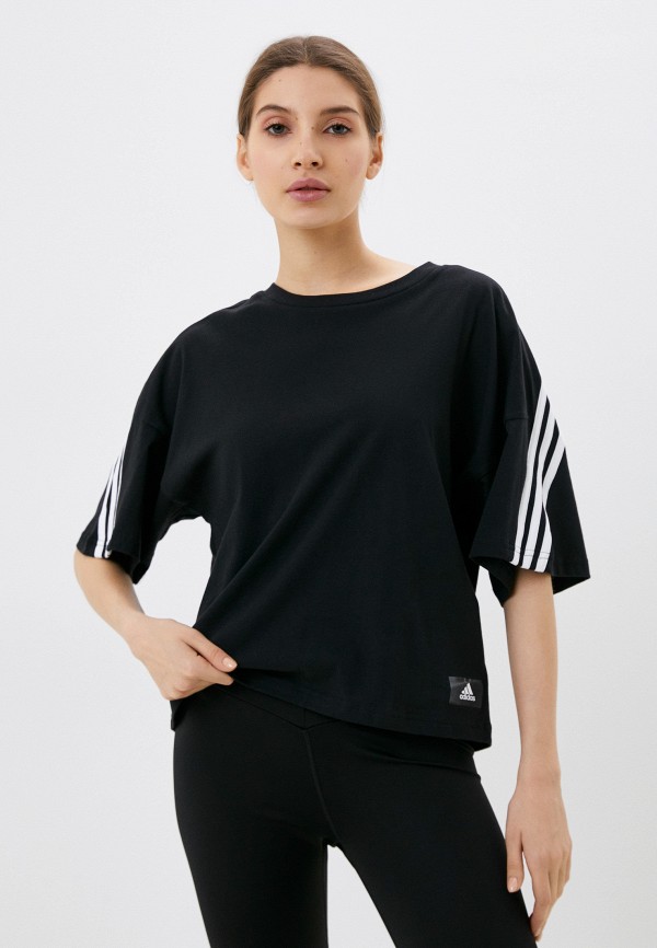 

Футболка adidas, Черный, W FI 3S TEE