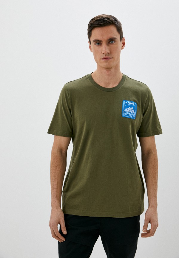 

Футболка adidas, Хаки, TX PATC MTN TEE