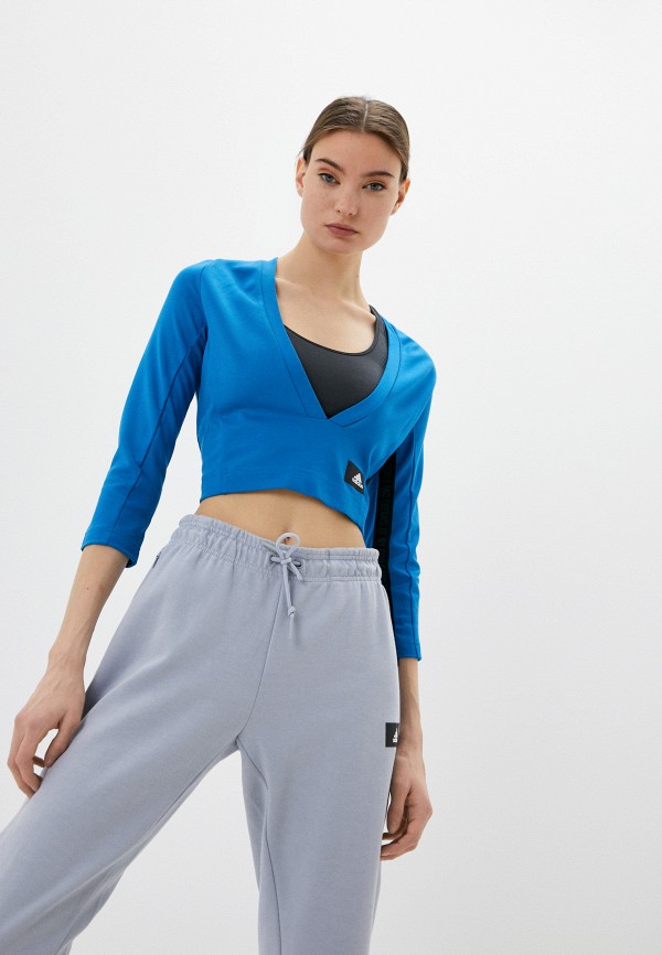 

Лонгслив спортивный adidas, Синий, W MISSION V TEE