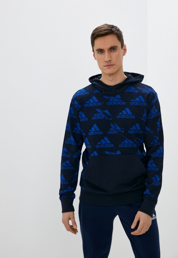 

Худи adidas, Синий, M BL HD