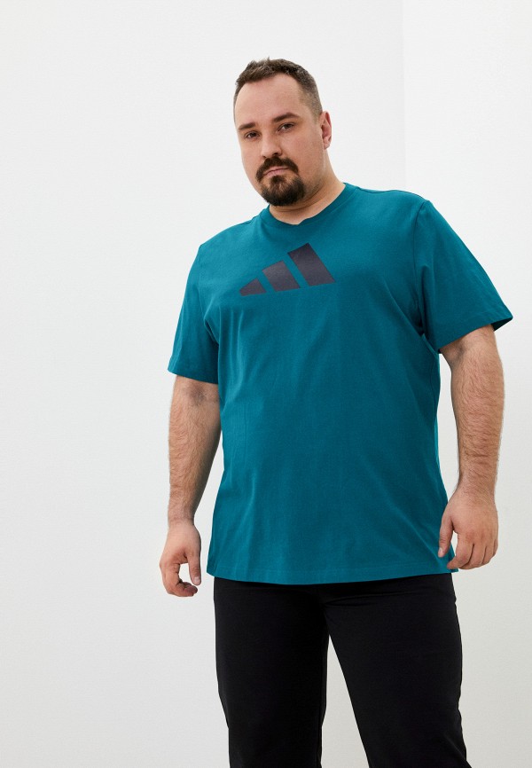 

Футболка adidas, Зеленый, M FI 3BAR TEE