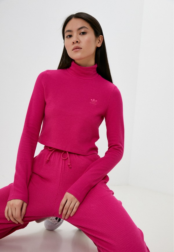 

Водолазка adidas Originals, Розовый, CROPPED RIB LS