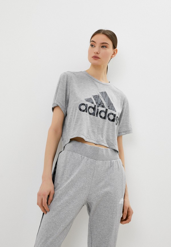 

Футболка спортивная adidas, Серый, W ANML T