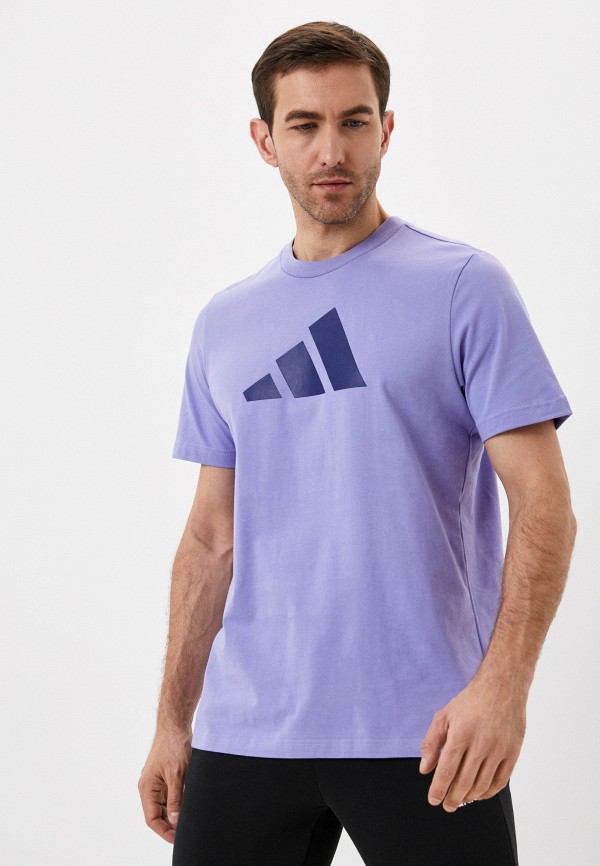 

Футболка adidas, Фиолетовый, M FI 3BAR TEE