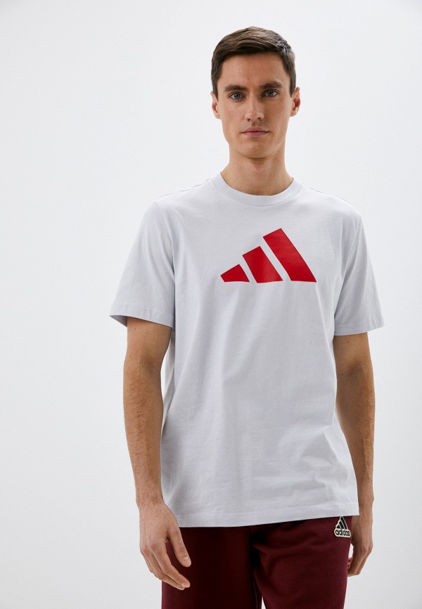 

Футболка adidas, Белый, M FI 3BAR TEE