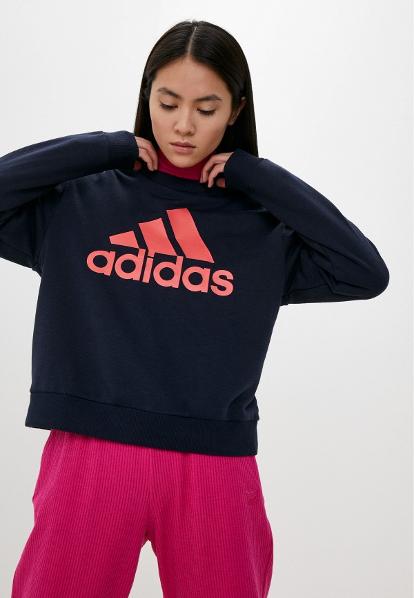 

Свитшот adidas, Синий, W BL FT SWT