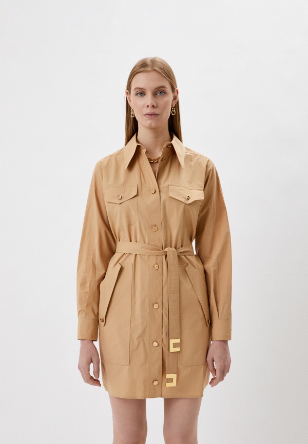 

Платье Elisabetta Franchi, Бежевый, AB07921E2