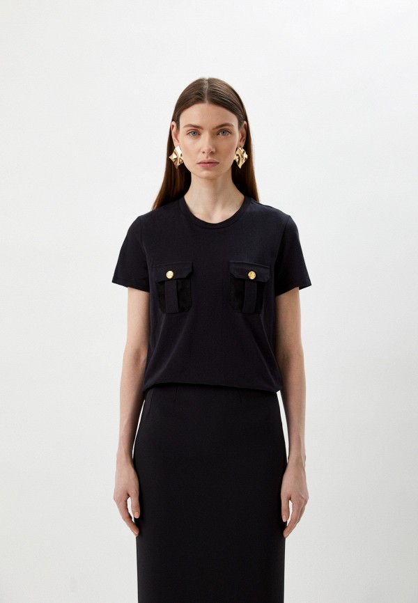 

Футболка Elisabetta Franchi, Черный, MA00421E2